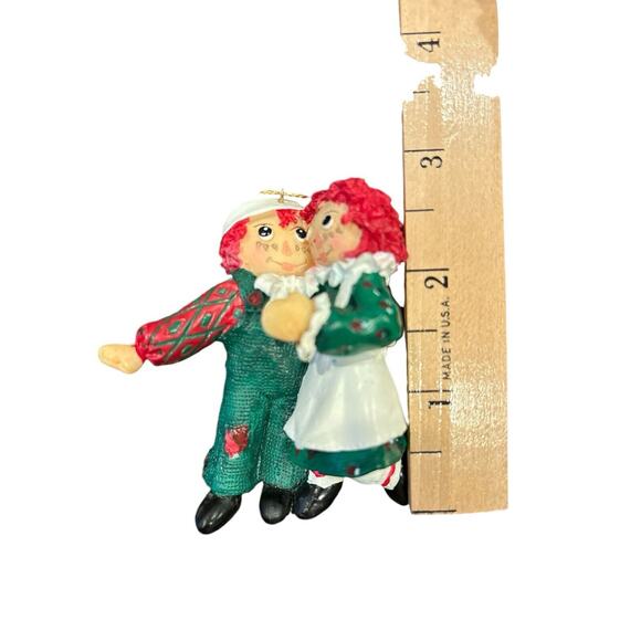 RAGGEDY ANN‎ & ANDY Christmas Ornament Simon & Schuster VINTAGE 1998 - Picture 6 of 6